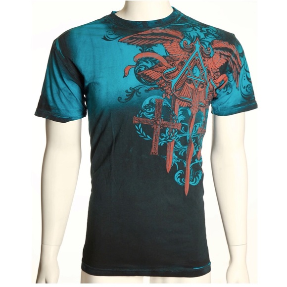 Archaic By Affliction Men's T-Shirt DAVENTRY - Picture 5 of 9